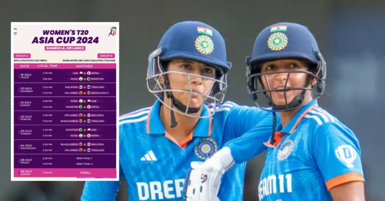 Women's Asia Cup Schedule 2024